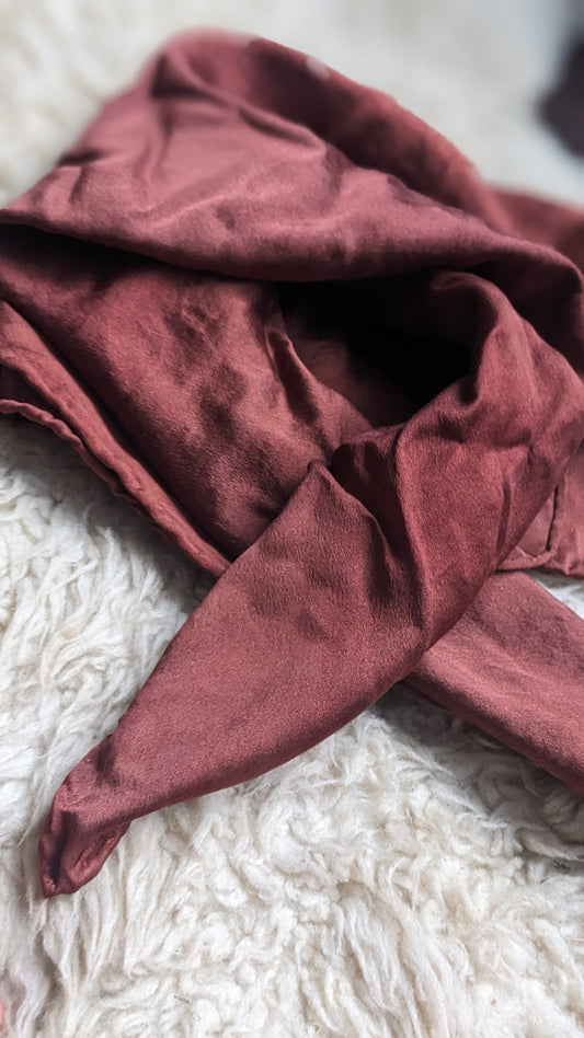 22" x 22" Charmeuse scarf