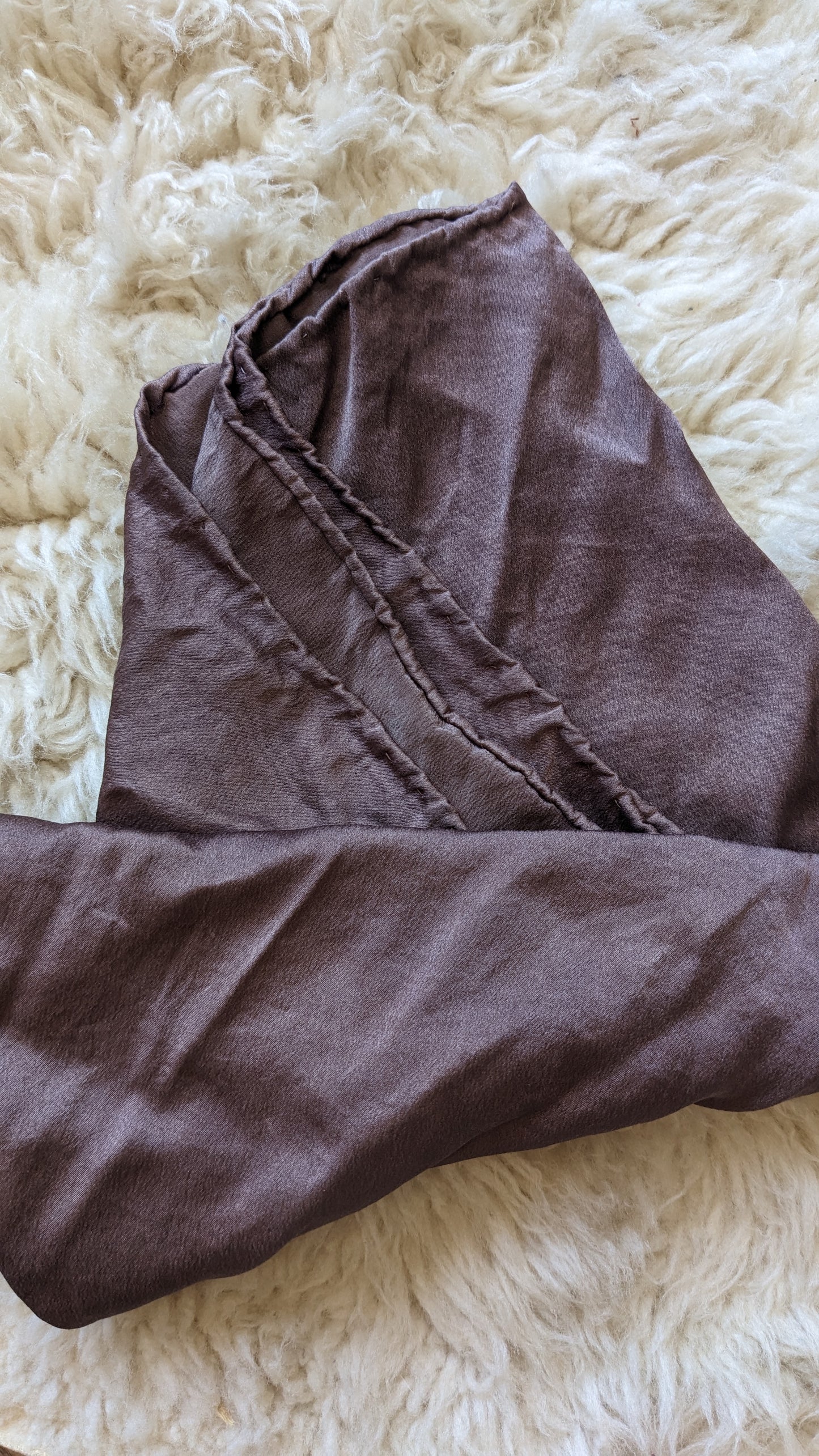The cosmos - "22 x 22" charmeuse silk scarf