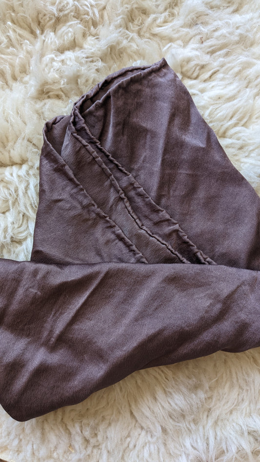 The cosmos - "22 x 22" charmeuse silk scarf