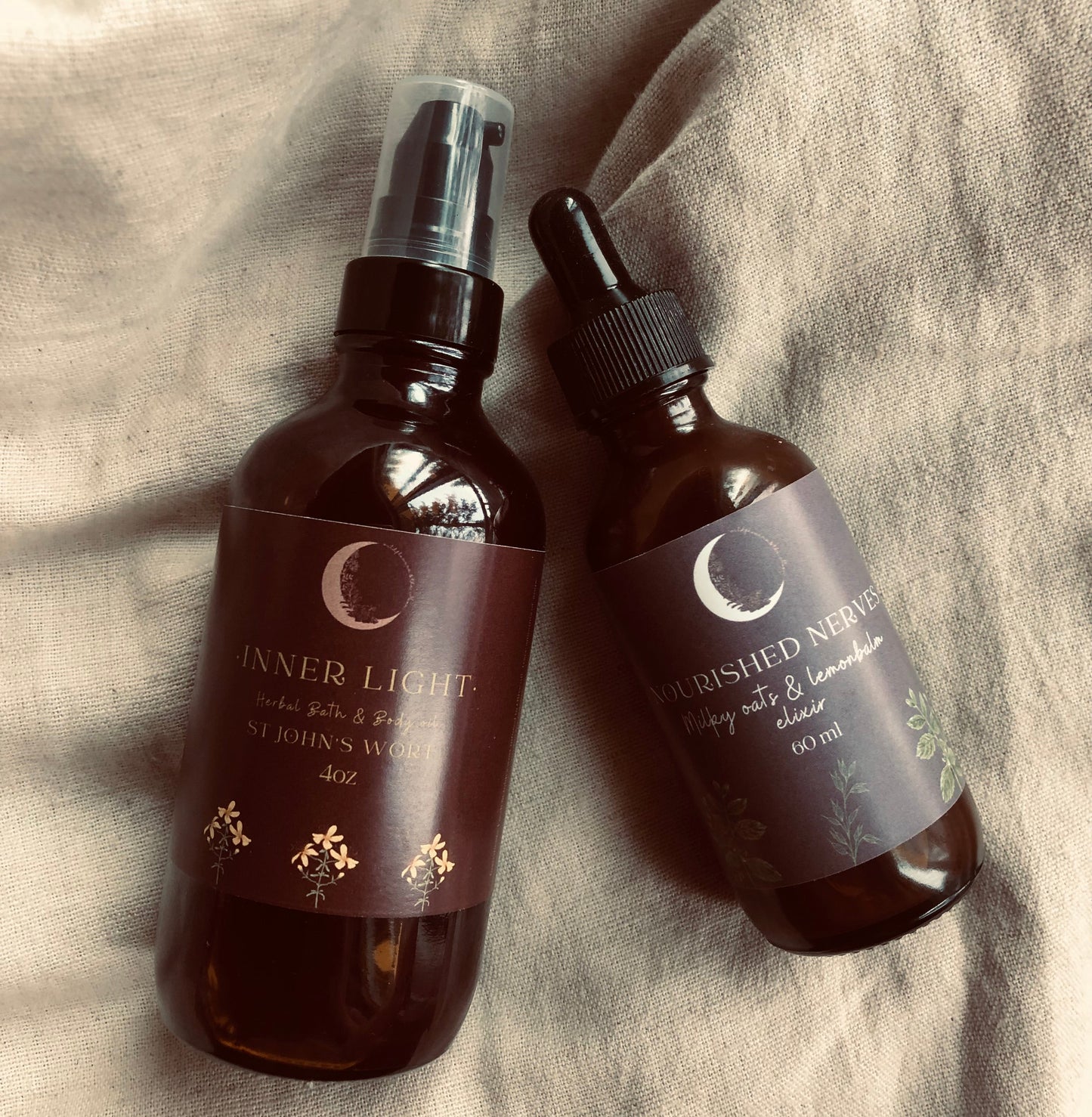 Nourished Nerves Elixir ( Milky oats & Lemonbalm) - 60 ml