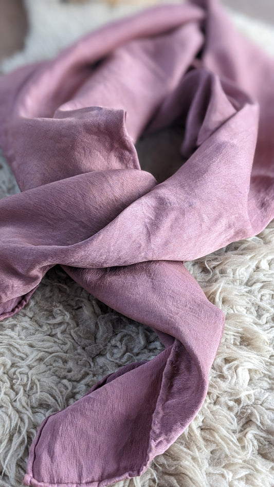 Charmeuse silk scarf 35 x 35