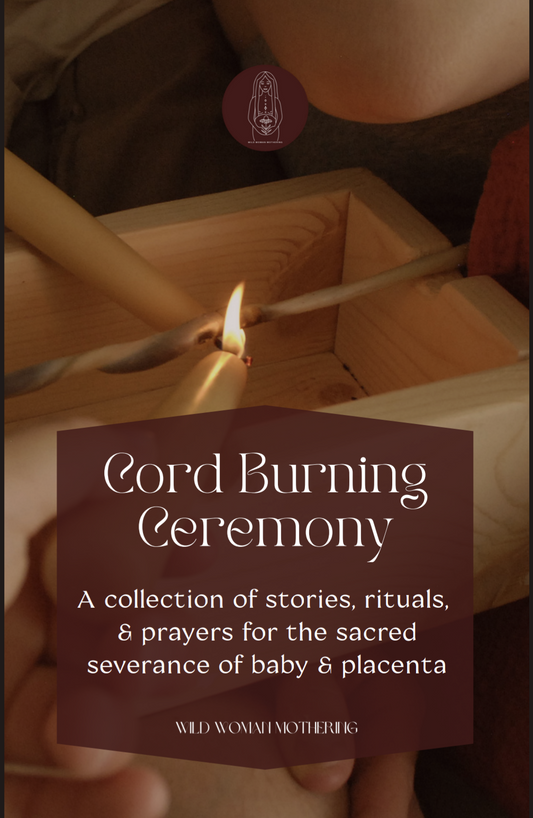 Cord burning ceremony