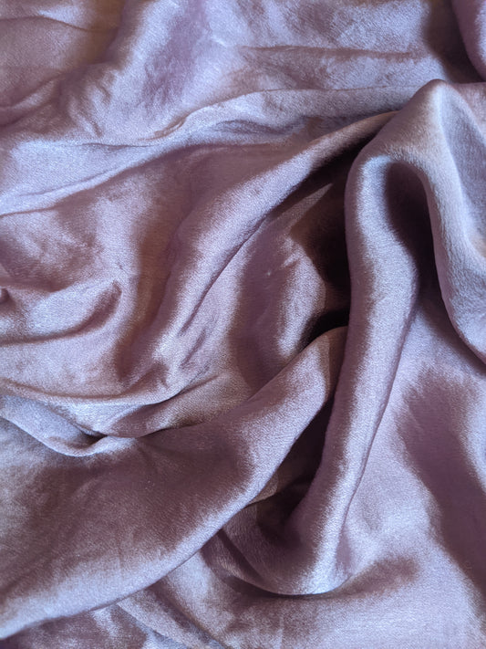 Lilac 35" x 35" Charmeuse silk scarf