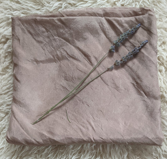 29" x 29" Habotai silk scarf